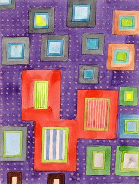 Various Frames on dotted Wall 