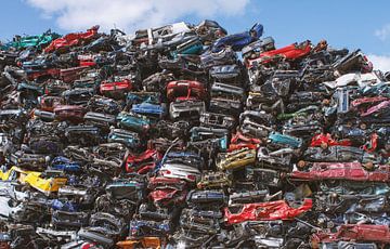 Auto dump in Amsterdam van Hamperium Photography