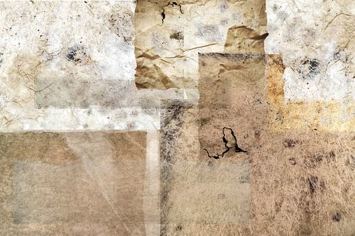 Kleurvlak texturen, collage