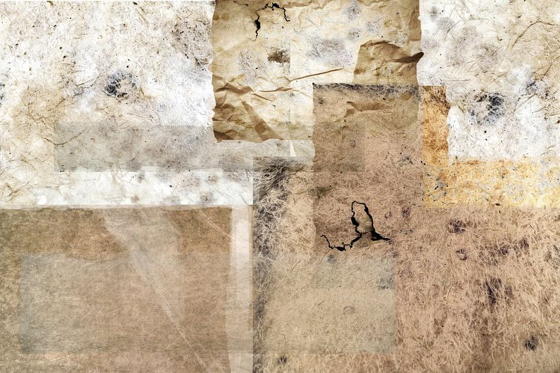 Color plane textures, collage by Rietje Bulthuis