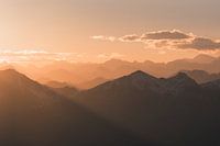 Couches douces - Coucher de soleil sur Seceda
