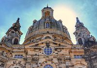 De Frauenkirche in Dresden, Duitsland.