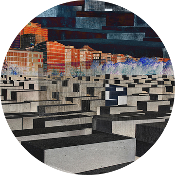 impressie Holocaust monument en omgeving