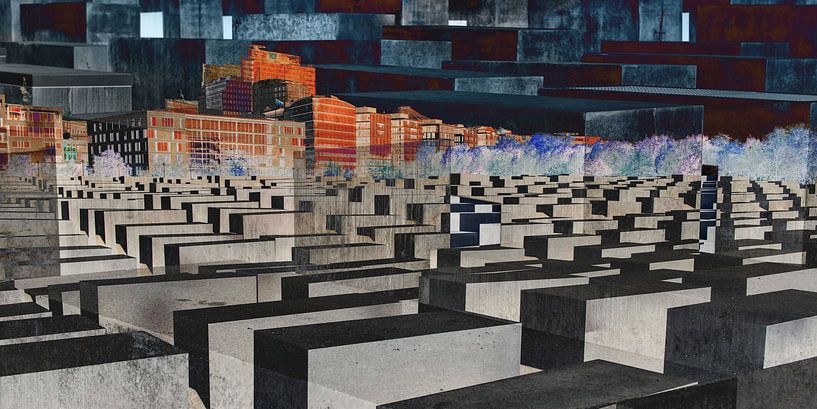 impressie Holocaust monument en omgeving van Hanneke Luit