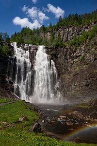 Wasserfall Skjervsfossen, Norwegen von Adelheid Smitt