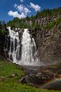 Skjervsfossen Waterval, Noorwegen van Adelheid Smitt thumbnail