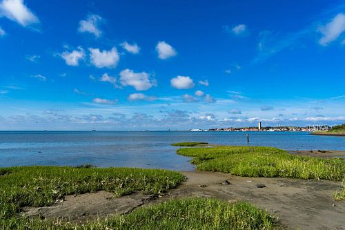 Zicht op West-Terschelling