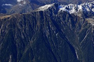 Le Brévent, view from above, Chamonix, Alps