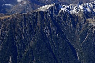 Le Brévent, uitzicht van bovenaf, Chamonix, Alpen van Hozho Naasha