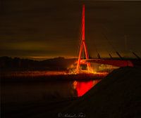Bridge on fire