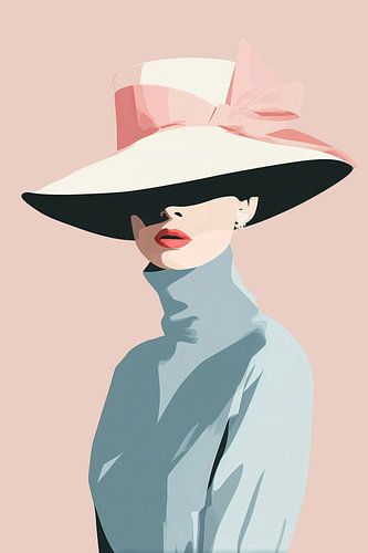 Lady in Pink Pastels no. 7