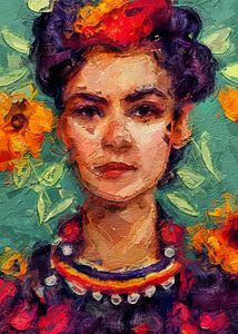 Vrouw 3 olieverfschilderij kunst #vrouw van JBJart Justyna Jaszke