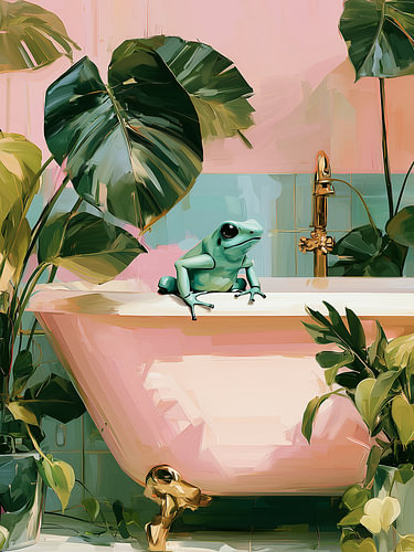 Frosch-Badewanne – Badezimmer