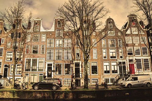 Binnenstad van Amsterdam in de Winter Oud