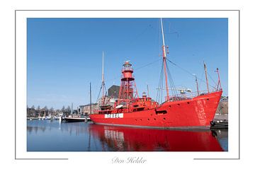 Den Helder Noord Holland Lichtschip ‘Texel” van Richard Wareham