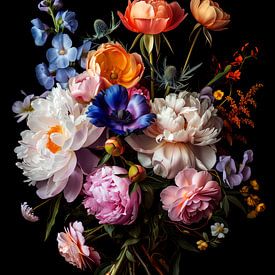 Mitternachtsblüte von Marianne Ottemann - OTTI