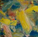 Abstract oil painting, Yellow, Blue, Red, Pink, Green by BowiScapes abstract and digital art thumbnail