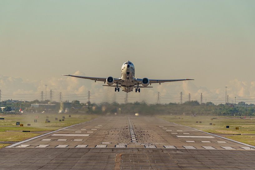 Take-off Boeing P-8 Poseidon from Ellington Field. by Jaap van den Berg