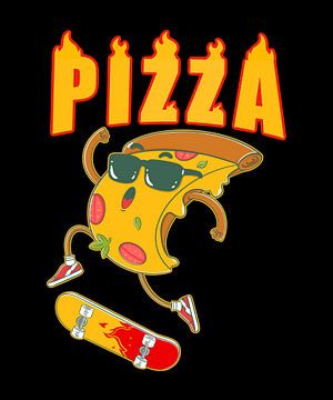 Pizza Skater by Artthree