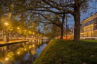 Westersingel canal on an autumn evening by Frans Blok - photos, art and other wall decoration thumbnail