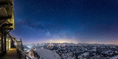 Milky Way over the Jungfrau Range