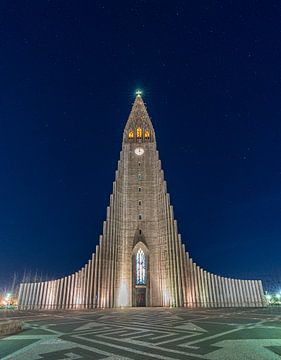 Hallgrims Kirche Hallgrimskirkja in Reykjavík, Island von Patrick Groß