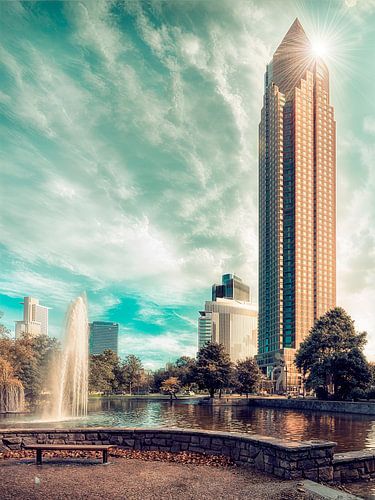 Frankfurtse beurstoren van Frank Wächter