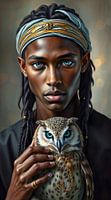 Man with owl #1