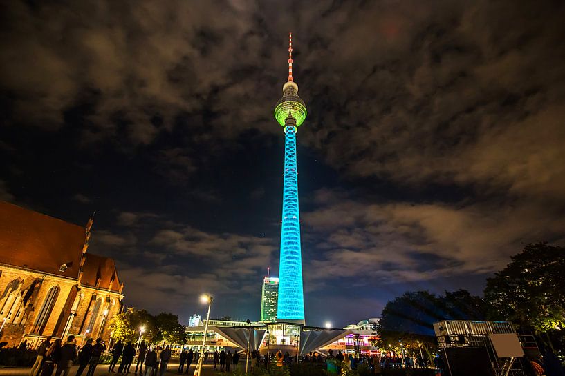 Der Berliner Fernsehturm in besonderem Licht von Frank Herrmann