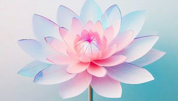 Blume mit Glas Farben von Mustafa Kurnaz