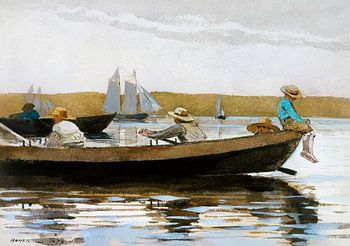 Jungen in einem Dory (1873) von Winslow Homer