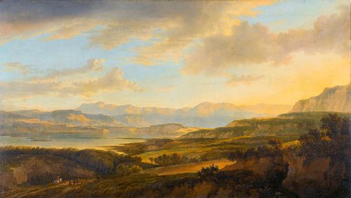 Het meer van Zürich, Jan Hackaert