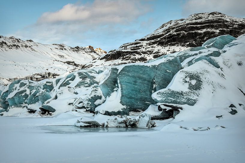 Gletscher Solheimajokull Island von Marjolein van Middelkoop