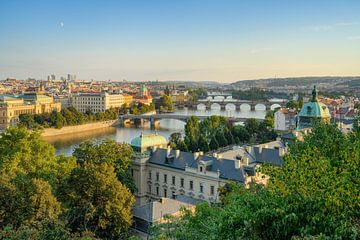 View over Prague by Michael Valjak