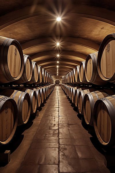 View of the wine cellar by Black Coffee