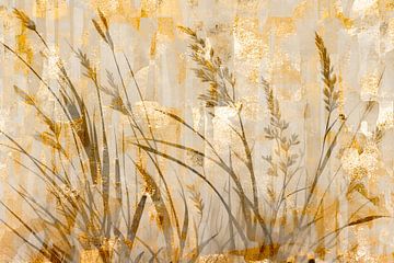Golden fantasy meadow