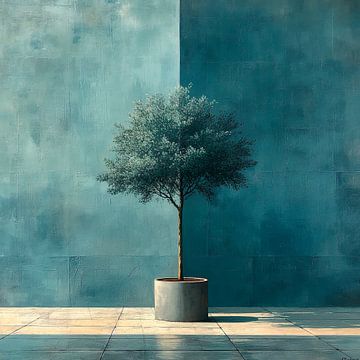 Der einsame Baum von Harry Hadders