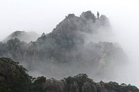 Mystieke bergen in Huangshan, China