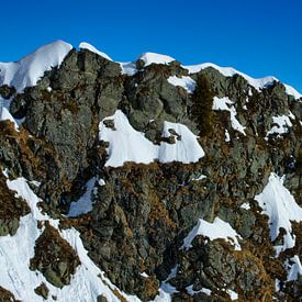 Bergtop in Oostenrijk van Sran Vld Fotografie