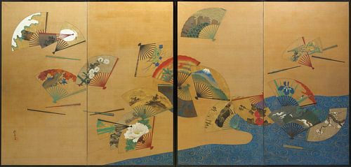 Fans and Stream, Sakai Hōitsu