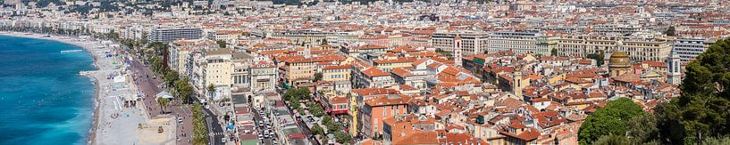 NIZZA Promenade des Anglais & Altstadt | Panorama von Melanie Viola