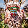 Ehefrau eines lokalen Stammes in Papua-Neuguinea von Milene van Arendonk