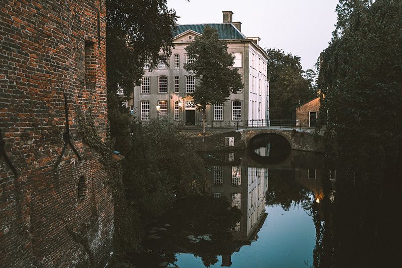 Picturesque evening in the Amersfoort wall houses by Michiel Dros
