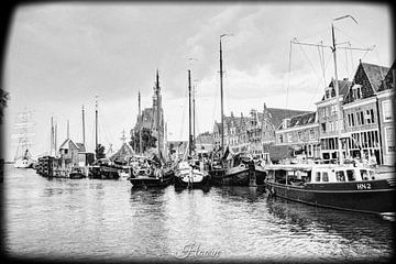 Hoorn Haven Noord-Holland Nederland van Hendrik-Jan Kornelis