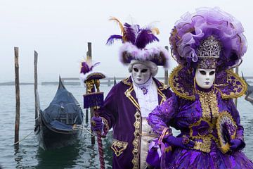 Venice Carnival with gondola