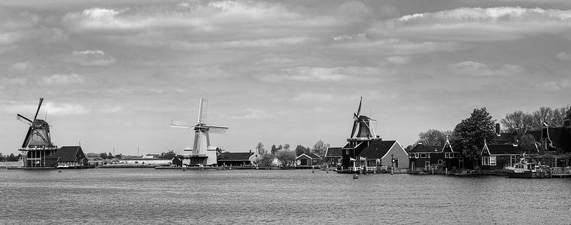 Panorama of the Zaanse Schans by Henk Meijer Photography