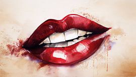 Lippen met kleuren
