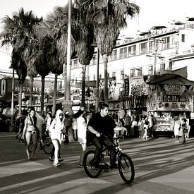 Venice Beach 2 BW, California van Samantha Phung