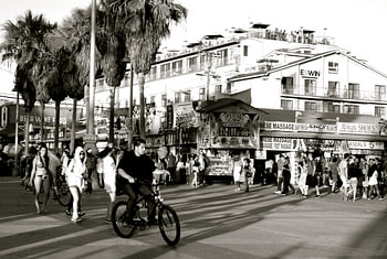 Venice Beach 2 BW, California