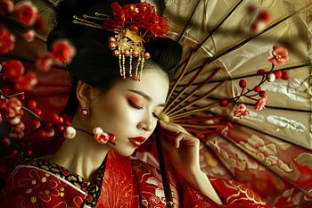 schilderachtig Japan Geisha